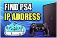 How to find your PS4 IP ADDRESS Easy Method